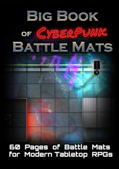 Battle Mats: Big Book of CyberPunk Battle Mats