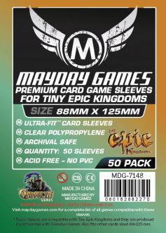 MDG7148 Mayday Games Inc Sleeves: Premium Custom Tiny Epic Kingdoms Sleeves 88mm x 125mm (50)