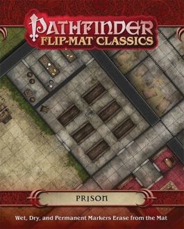 PZO31008 Paizo Publishing Pathfinder RPG: Flip-Mat Classics - Prison