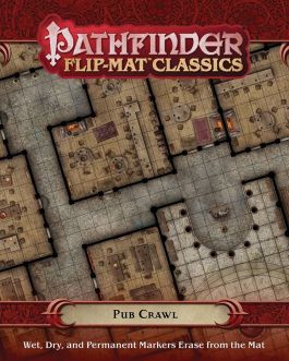 PZO31016 Paizo Publishing Pathfinder RPG: Flip-Mat Classics - Pub Crawl