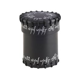 QWSCELV101 Q-Workshop Dice Cup: Elvish Black Leather