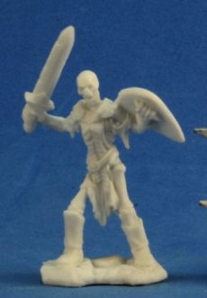 RPR77240 Reaper Dark Heaven: Bones Skeleton Guardian with Swords (3)