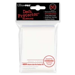UPI82668 Ultra Pro Deck Protector Pack: White Solid 50ct