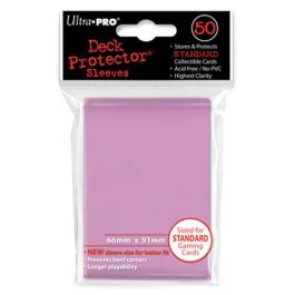 UPI82674 Ultra Pro Deck Protector Pack: Pink Solid 50ct