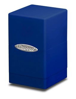 UPI84175 Ultra Pro Satin Tower Deck Box: Blue