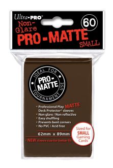 UPI84271 Ultra Pro Pro-Matte Small Size Deck Protector: Brown