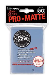 UPI84490 Ultra Pro Pro-Matte Standard Deck Protector Pack: Clear (50)