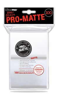 UPI84513 Ultra Pro Pro-Matte Standard Deck Protectors: White (100)