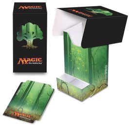 UPI86535 Ultra Pro Magic the Gathering: Mana Series 5 Forest Full View Deck Box with Tray