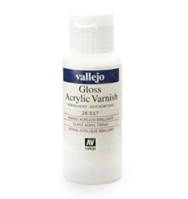 VAL26517 Vallejo Auxiliary Products: Gloss Varnish (60ml)