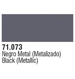 VAL71073 Vallejo Model Air: Black Metal (17ml)