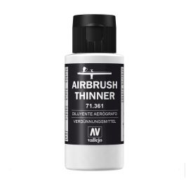VAL71361 Vallejo Auxiliary Products: Airbrush Thinner (60 ml)