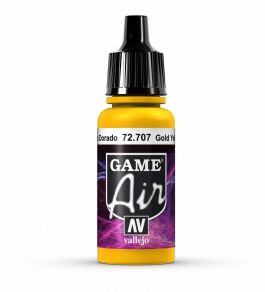 VAL72707 Vallejo Game Air: Gold Yellow (17 ml)
