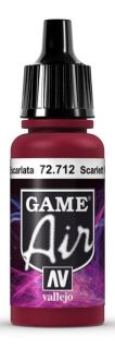 VAL72712 Vallejo Game Air: Scar Red (17 ml)