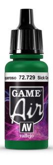 VAL72729 Vallejo Game Air: Sick Green (17 ml)