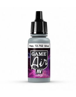 VAL72752 Vallejo Game Air: Silver (17 ml)