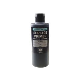 VAL74602 Vallejo Auxiliary Products: Black Primer (200ml)