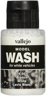 VAL76501 Vallejo Model Wash: White (35ml)