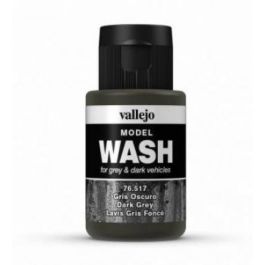 VAL76517 Vallejo Model Wash: Dark Grey (35ml)