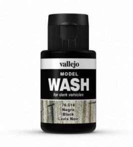 VAL76518 Vallejo Model Wash: Black (35ml)