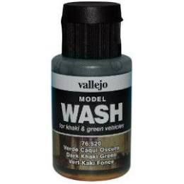 VAL76520 Vallejo Model Wash: Dark Khaki Green (35 ml)
