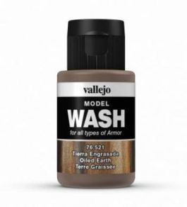 VAL76521 Vallejo Model Wash: Oiled Earth (35 ml)