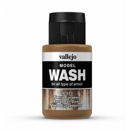 VAL76523 Vallejo Model Wash: European Dust (35 ml)
