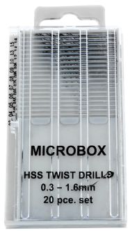 Microbox Drill Set (20) 0.3-1.6mm