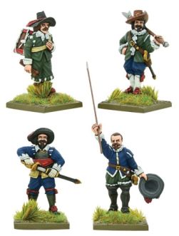 WLG203010003 Warlord Games Pike & Shotte: P&S Command Group 4