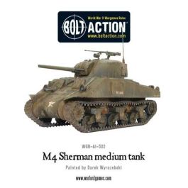 WLG402013006 Warlord Games Bolt Action: US M4 Sherman Plastic Boxed Set (75)