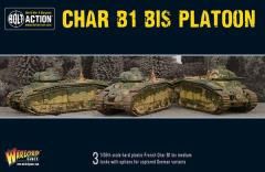 WLG402015501 Warlord Games Bolt Action: French Char B1 Bis Platoon