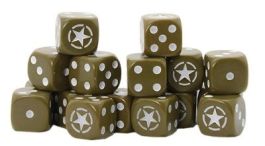 WLG408403001 Warlord Games Bolt Action: Allied Star D6 Pack (16)