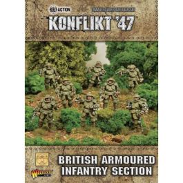 WLG452210601 Warlord Games Konflikt 47: British Armoured Infantry Section