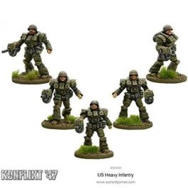 WLG453010401 Warlord Games Konflikt 47: US Heavy Infantry Blister