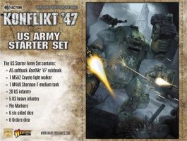 WLGK47-401 Warlord Games Konflikt 47: US Starter Set