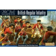 WLGWG7-FIW-02 Warlord Games Black Powder: Horse and Musket French Indian War British Regular Infantry