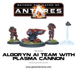 WLGWGA-ALG-26 Warlord Games Gates of Antares: Algoryn AI Team with Plasma Cannon