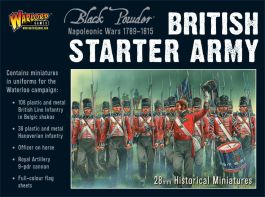 WLGWGN-BR-08 Warlord Games Black Powder: Napoleonic British Starter Army - Waterloo