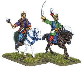 WLGWGP-OT-50 Warlord Games Pike and Shotte: Ottoman Janissary Officers Mounted