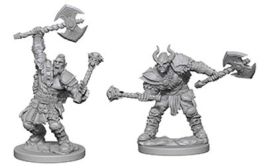 Pathfinder Deep Cuts Unpainted Miniatures: Half-Orc Male Barbarian