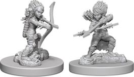 Pathfinder Deep Cuts Unpainted Miniatures: Female Gnome Rogue