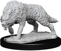 WizKids Deep Cuts Unpainted Miniatures: Timber Wolves