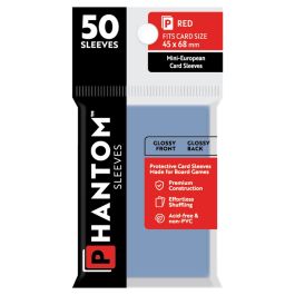 Phantom: Protective Sleeves:: Gloss/Gloss Red Size (50)