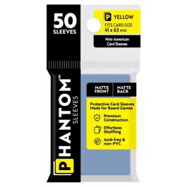 Phantom: Protective Sleeves: Matte/Matte Yellow Size (50)