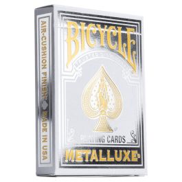 Playing Cards: Bicycle: Metalluxe Silver
