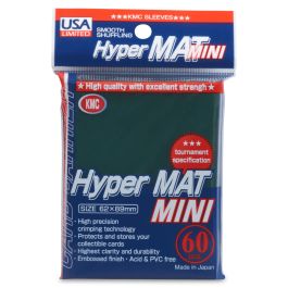 Sleeves: Mini Size Hyper Matte Green (60) USA Pack