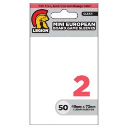 Deck Protection Sleeves: BGS: Mini-European Clear (50)