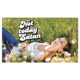 Play Mat: Not Today Satan