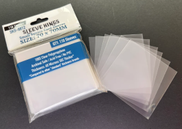 Sleeve Kings: Small Square Card Sleeves 70mm x 70mm (110)