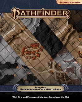 Pathfinder Role Playing Game: Flip-Mat - Underground City Multi-Pack